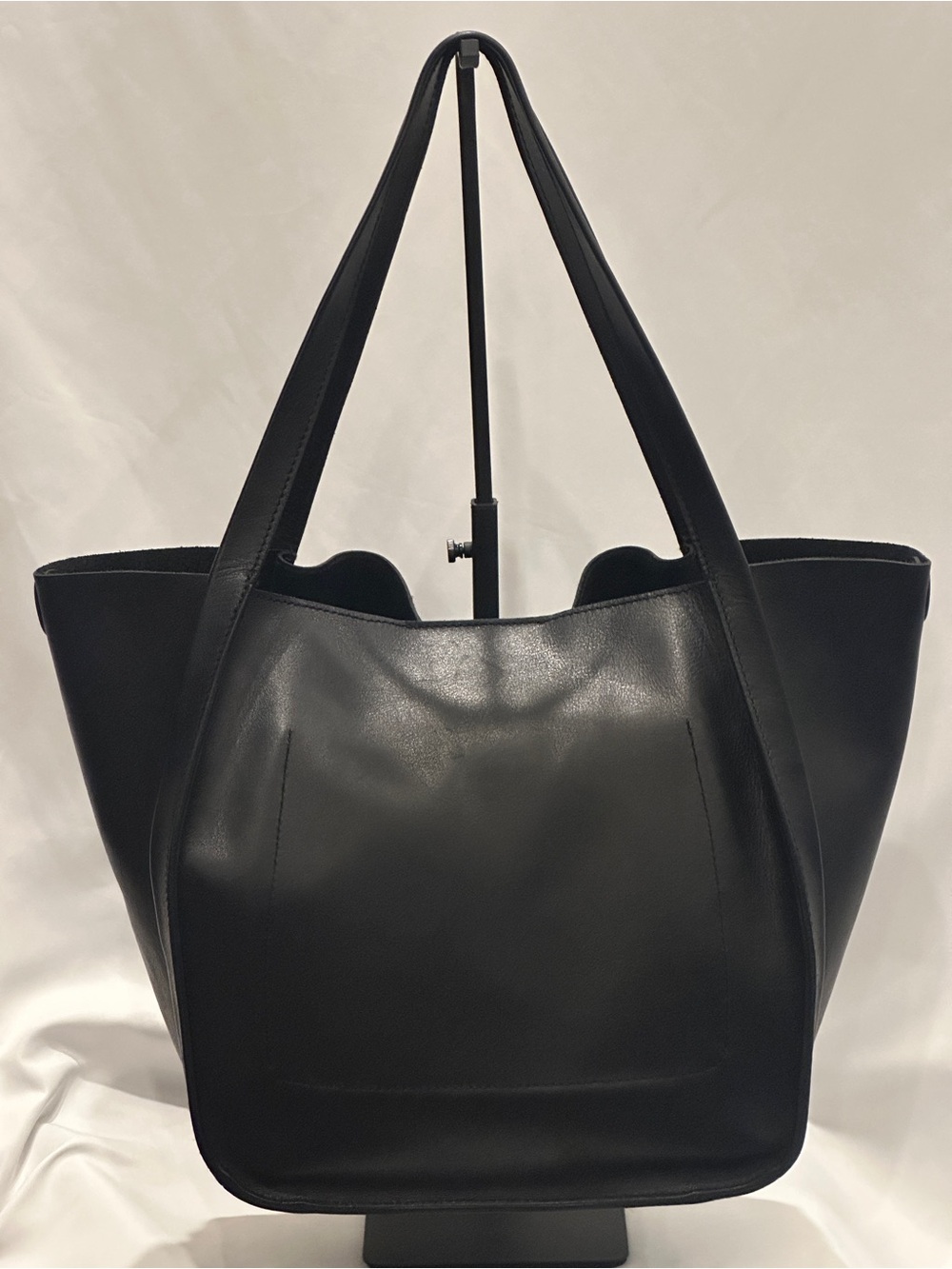 Madewell The Sydney Tote True Black Leather Bag-No Strap